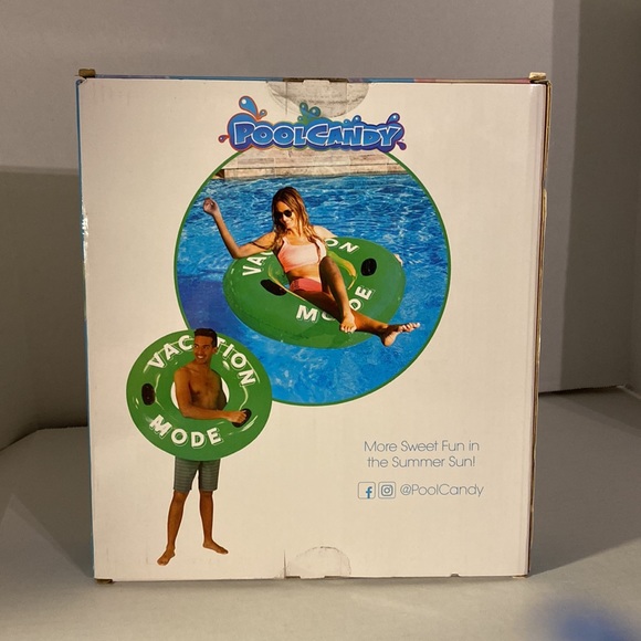 PoolCandy Sweet Shop Sour Apple "Vacation Mode" 48" Pool Tube with Handle ~ New! - Picture 7 of 11